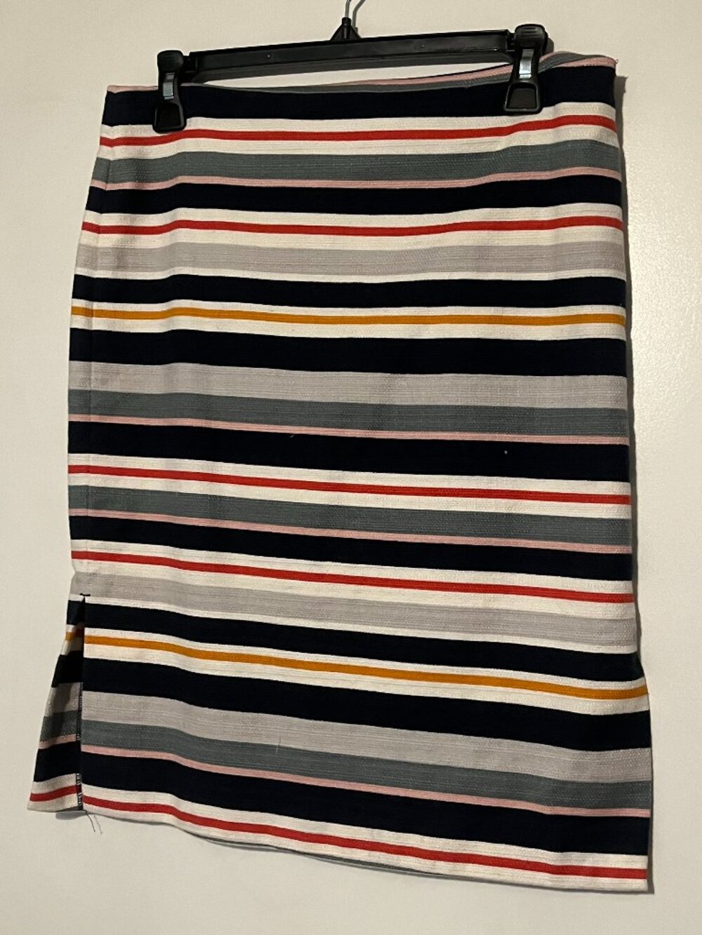 Striped Pencil Skirt